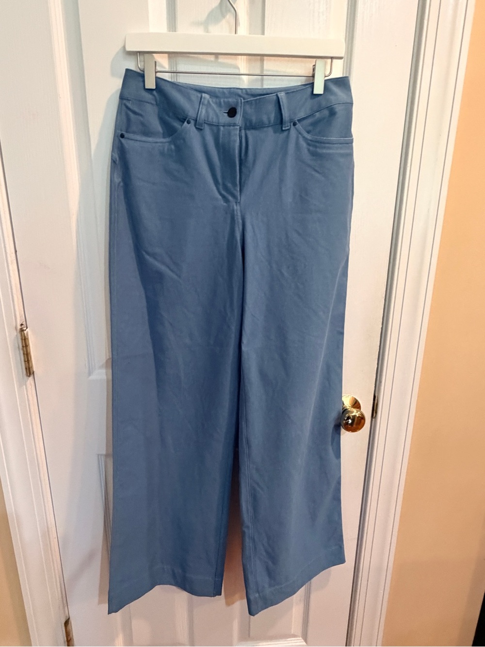 Women’s Lululemon Wide-Leg High-Rise Pants in Sky Blue Size 28